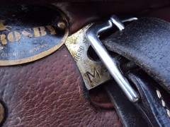 RARE CROSBY MILLER English Sofride Saddle-CENTENNIAL- 16.5″-GREAT! Cross Country