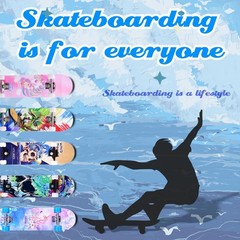 Skateboards for Beginners Kids Boys Girls Teens and Adults, 31 Inch Complete …