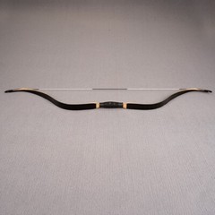 40lbs AF Archery 54» Black Tatar Bow Traditional Recurve Bow Horseback Bow