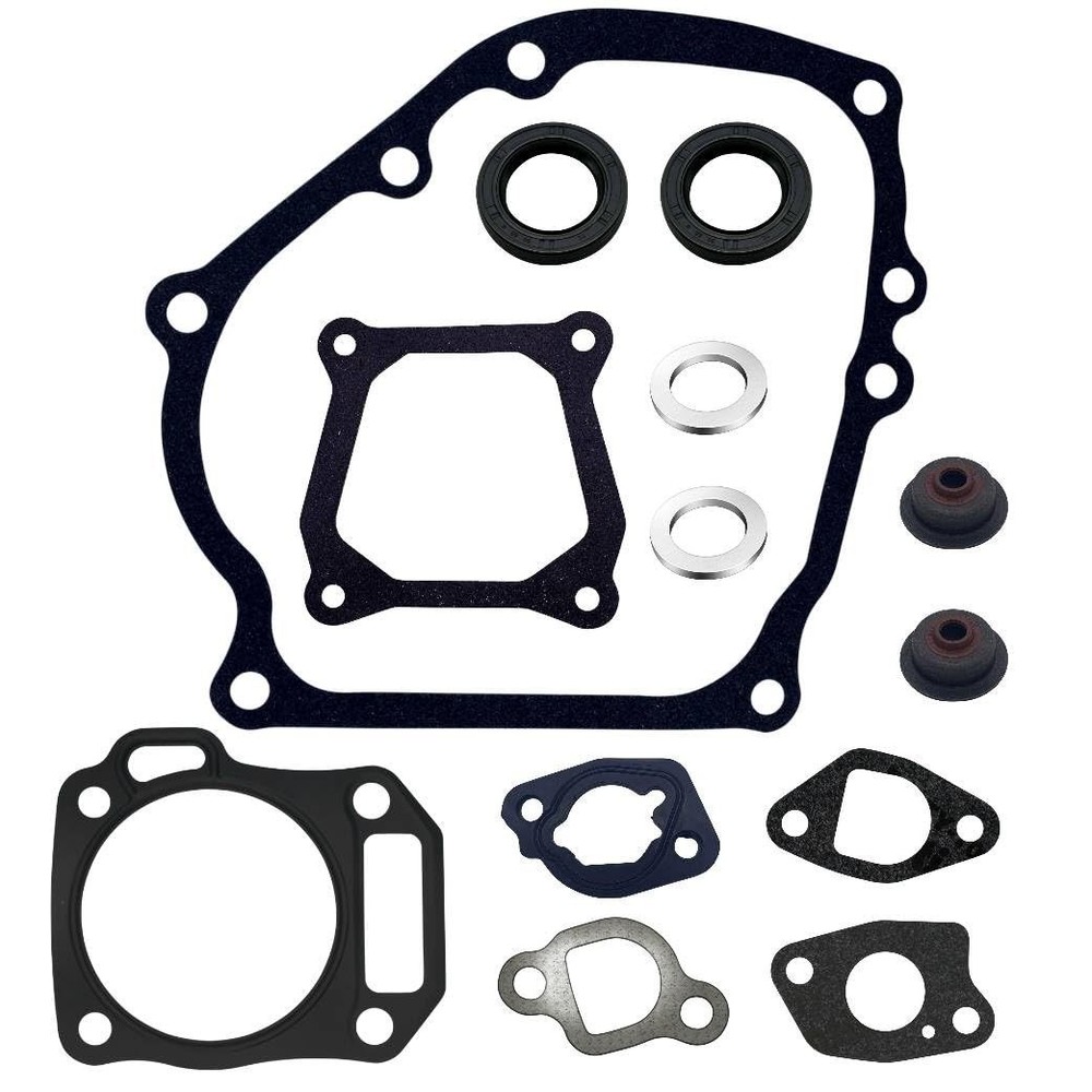 Strongthium Non Hemi Gasket Set Kit for 212 Predator Tillotson Lifan Black