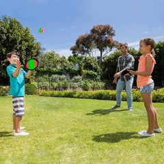 Toss & Catch Game Set 2 Velcro Catch Discs 7.3″ & Ball Outdoor Kids Sports Toy