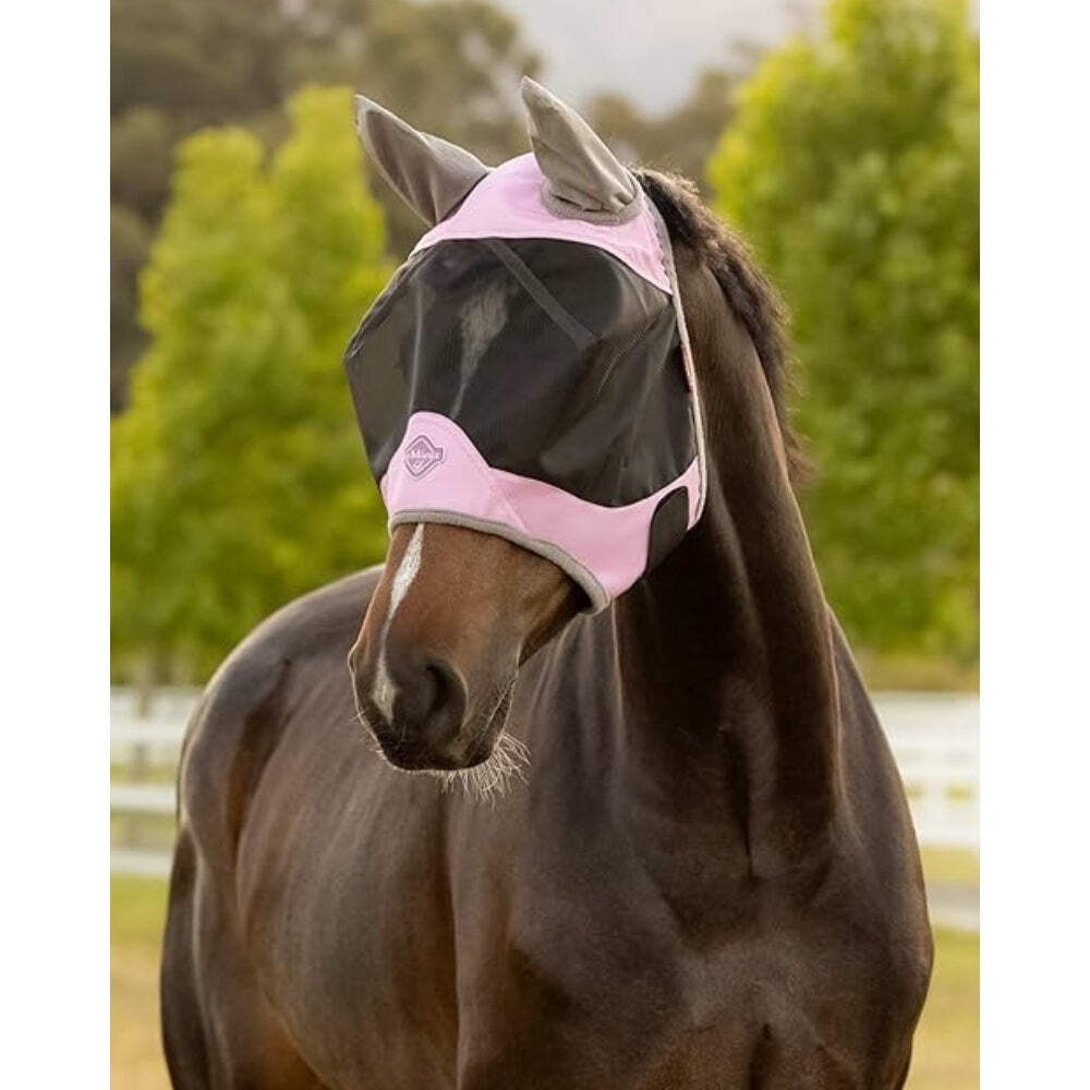 IT08364 LeMieux Visor-Tek Half Fly Mask – Fondant NEW