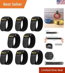 8-Pack Elastic Cinch Straps – 12″ Length, Heavy-Duty and Anti-Slip for All Needs