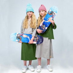 Skateboards for Girls Beginners Kids Teens Adults Women,31»X8»,7-Layer Maple,D