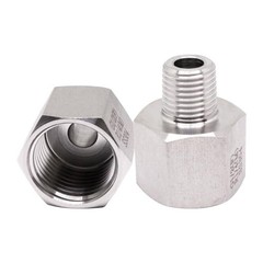 1/4″ Male to 1/2″ Female Reducer Adapter, 304 1/4″ Male x 1/2″ Female