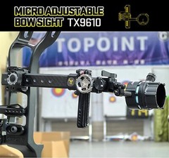 Compound Bow Sight 1 Pin 0.019″ Micro Fiber 4X 6X 8X Lens Bow Hunting Shooting