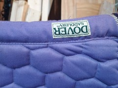 Dover Saddlery All Purpose English Saddle Pad Honeycomb Quilted Purple Lilac