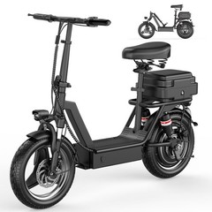 Upgraded Electric Scooter for Adults Scooter with Seat E-scooter with Suspension