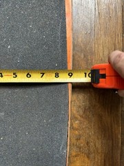 Shaped 9.0 Skateboard Deck Used