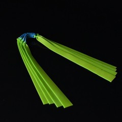 Green 1mm Slingshot Bands – 10 per Box, Heavy Duty Latex for Outdoor Shooting