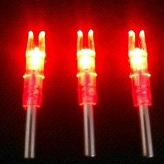 6PCS 244″/6.2mm Inside Diameter Automatically Led Lighted Nocks for Arrows with