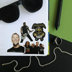 Heavy Metal Band Stickers for Adults, 36 Pieces of Strong Adhesive and Waterp…