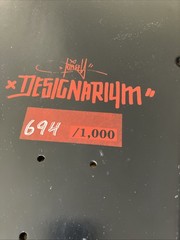 Designarium Natas Kaupas, Shaped Skateboard, Ltd Ed # 694/1000, Dave Kinsey Art