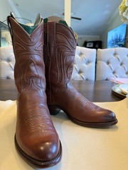 Tecovas The Cartwright Men’s Western Boots Bourbon Calf Brown 8.5D with Box