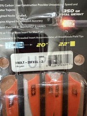 Victory Archery X-Bolt Lighted Carbon Crossbow Bolts 20 in 3-Pack Lighted Nocks
