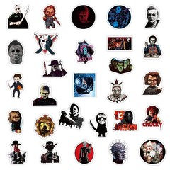 Mix 10/50 PCs Halloween Horror Movie Characters Graffiti Luggage Vinyl Stickers