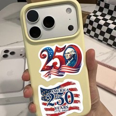 50-200Pcs 250th Anniversary Sticker USA 250 Years of Freedom Anniversary