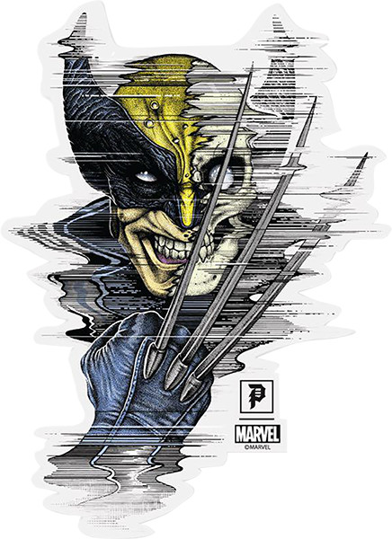 PRIMITIVE WOLVERINE DIE-CUT STICKER- LIMITED EDITION