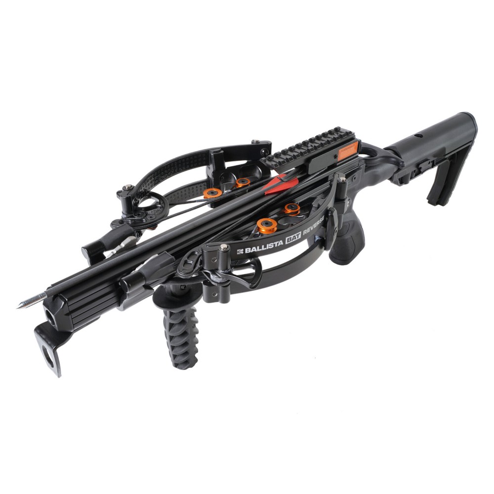 BALLISTA BAT Reverse Draw Compound Self-Cocking with L-Stock 340fps/150lbs/3lb