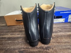 Riedell 336 Roller Skate Boots New SZ 5.5 M NOS BLACK LEATHER HIGH QUALITY VTG