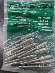 Easton Precision Bullet Target Points Aluminum Arrows 125 gr New Pack #068146