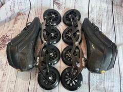 Pasendi Pro Carbon Fiber Rollerblades Speed Skates Men’s & Women’s SZ 9 US 42 EU