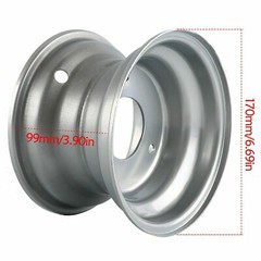 6″ 145/70-6 Motorcycle Front Rear Wheel Rim Tire Tube for GO Kart ATV Off-Road