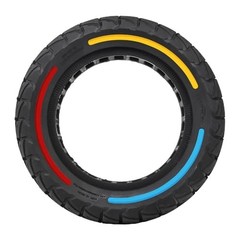 10×3/255×80 Solid Tire,80/65-6 Off-Road Tire for Varla Eagle One/Kaabo black