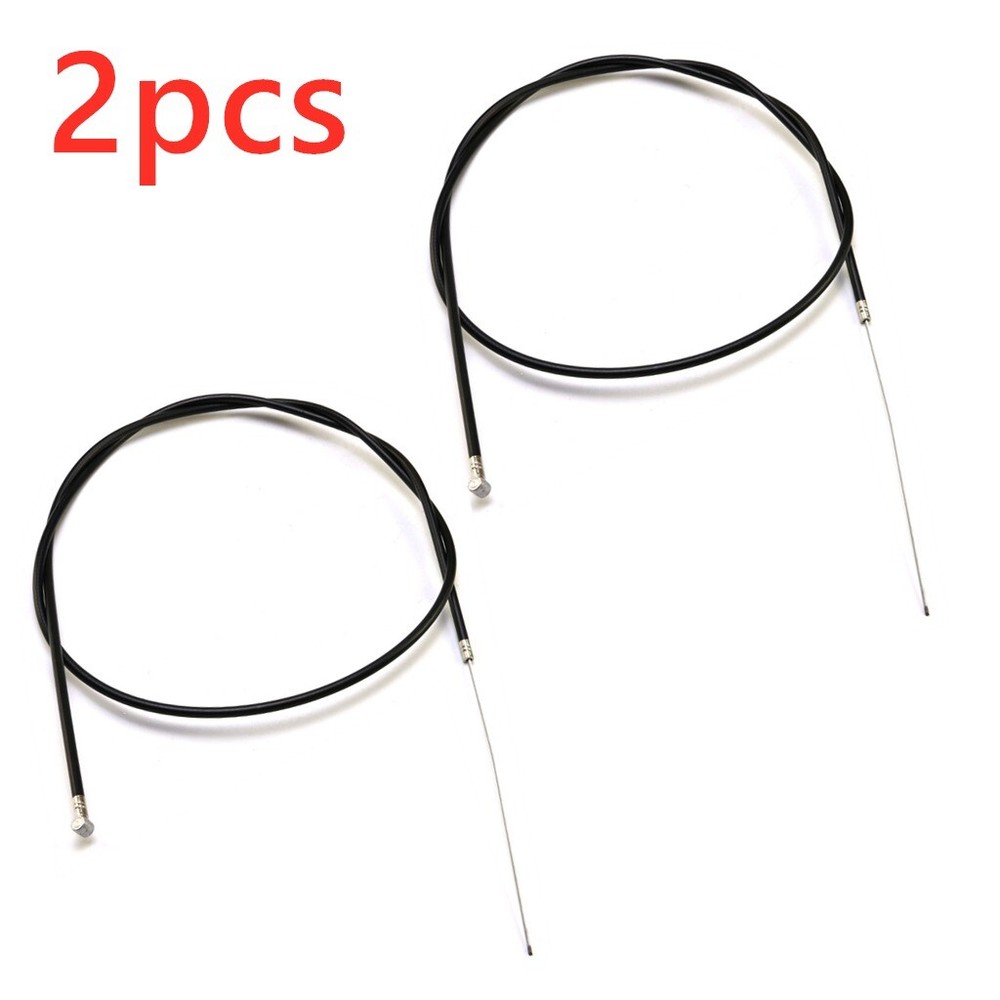 2pcs 1100mm/150mm Rear Brake Cable Wire Line Hose For Go Kart Mini Bike