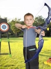 Kids Bow and Arrow Set, LED Light Up Archery Toys Set for Kids Ages 4-8 8-12