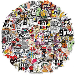50PCS Rock Hip Hop Graffiti Stickers Waterproof Decals for Laptop Guitar