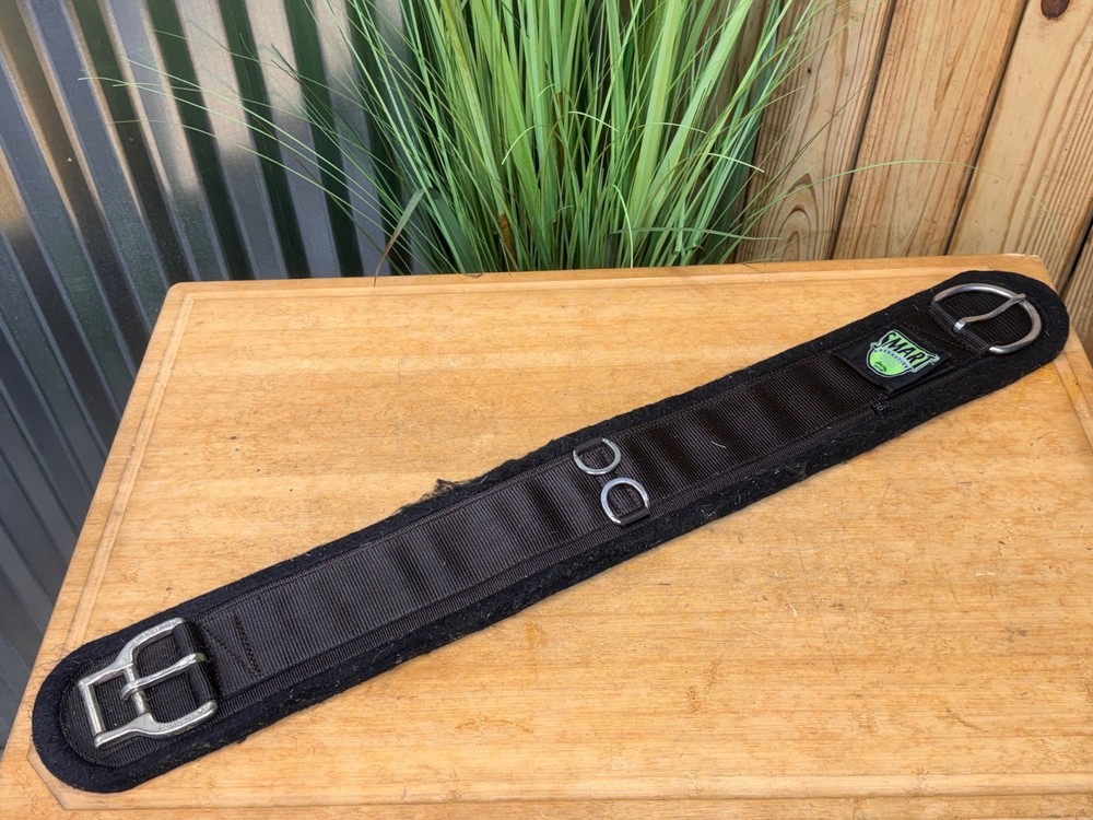 Weaver Smart Cinch Black Felt Western Horse Cinch Girth ~36″ ~ Lightly Used