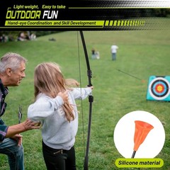 CrazyMouse Bow and Arrow for Teens Beginners Adults Recurve Bow Set 8 Arrows 5