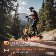 Dual Motor 5600W Electric Scooter 60V 27AH Adult Folding Off Road EScooter 50MPH