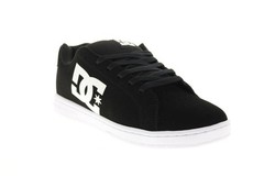 DC Gaveler ADYS100536-BKW Mens Black Nubuck Skate Inspired Sneakers Shoes
