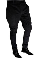Mens Black Jodhpur Breeches Horse Riding Pants Baggy Sports Hinting Trousers
