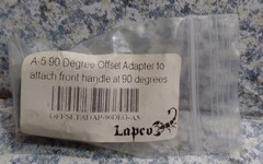 LAPCO Paintball A-5 90 Degree Offset Adapter Attach Front Handle At 90 Degree