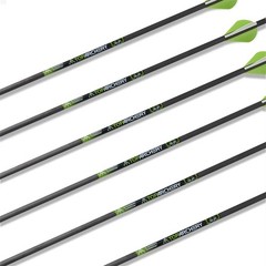 30″ Pure Carbon Arrows Straightness0.003 for Recurve/Compound Bow Hunting Shoot