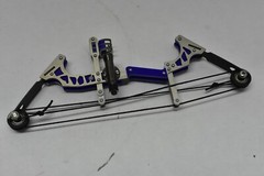 9.5″ Mini Compound Bow and Arrow Set with 12 Arrows Shooting Archery Toy Blue