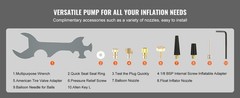 3 Stage PCP Pump 4500PSI 30MPa High Pressure Air Hand Pump Pistols Rifles Gift