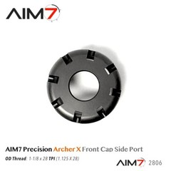 Aim7 ALPHACLOAK Brake Billet Steel Black 1.125X28 (1-1/8X28 TPI)