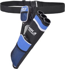 Archery Arrow Quiver Holder, 3-Tubes Hip Quiver Arrow Bag with Adjustable Belt f