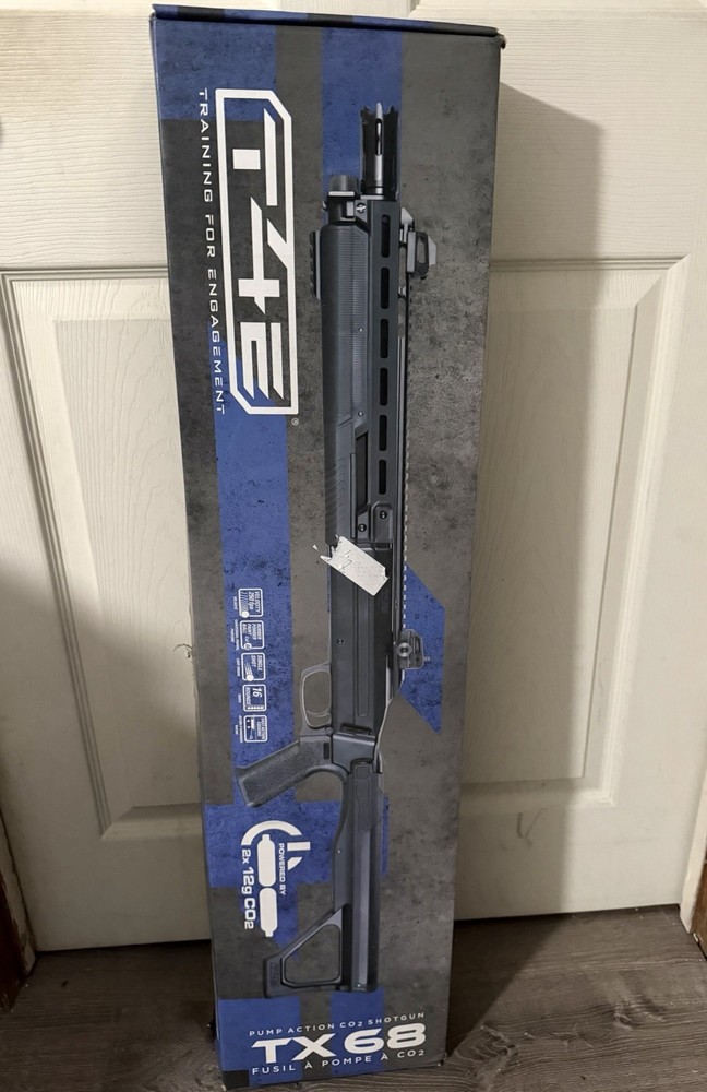 Umarex T4E TX 68 HDX Pump Action CO2 Shotgun Paintball Marker – Black