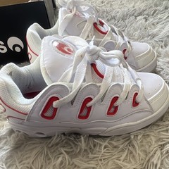 Osiris D3 OG Men’s Skateboarding Shoes White Red Grey US Size 7