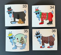 GOAT USA Stickers – Pick your chosen GOAT! (24 choices) New, rare, collectibles
