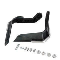 Dirt Bike Handguards,7/8 inch Universal Aluminum Alloy Motorcycle Silver