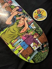 RARE SIGNED Serial Party 2 Sean Cliver Strangelove Skateboard Deck AUTOGRAPHED
