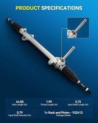 Electronic Power Steering Rack and Pinion Compatible with Hyundai Santa Fe 20…