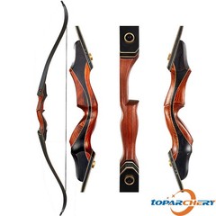 Archery 60″ Takedown Recurve Bow 30-50lb Arrows Adult RH Hunting Target Arrows