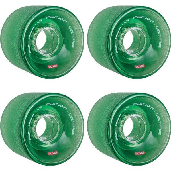 Globe Skateboards Conical Cruiser Skateboard Wheels – 65mm 83a (Set of 4)